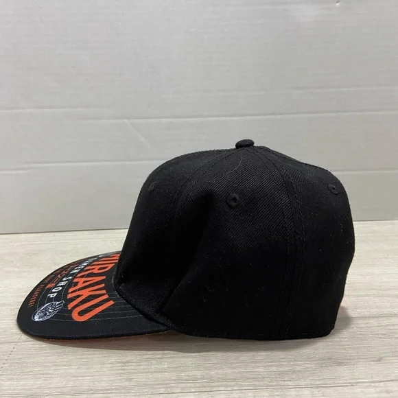 Men's Hat. Snapback. Black & Orange "Ramen Noodle"  Anime Fans Naruto - Picture 5 of 12